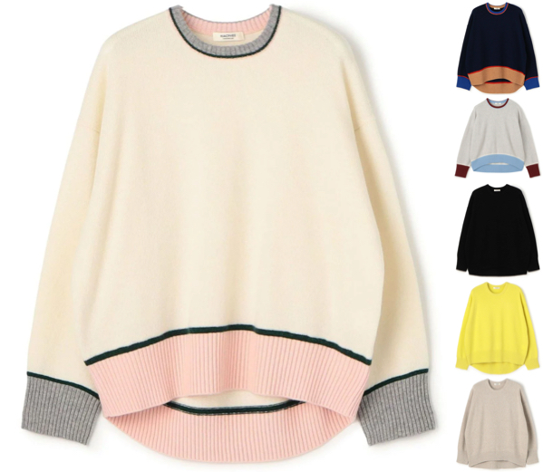 MACPHEE（マカフィー）ホワイトのニット