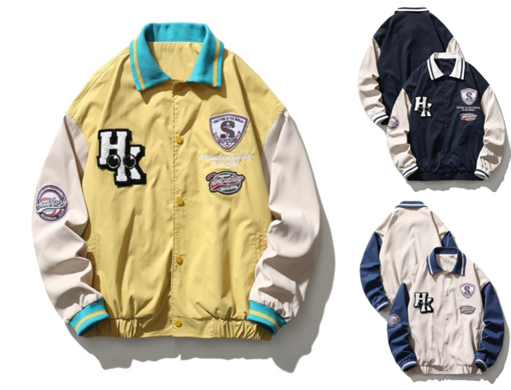 HOOK（フック）ライトイエローのコーチジャケット