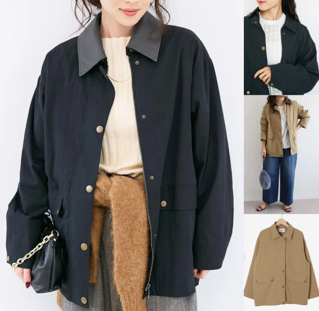 le.coeur blanc（ルクールブラン）ブラックのジャケット