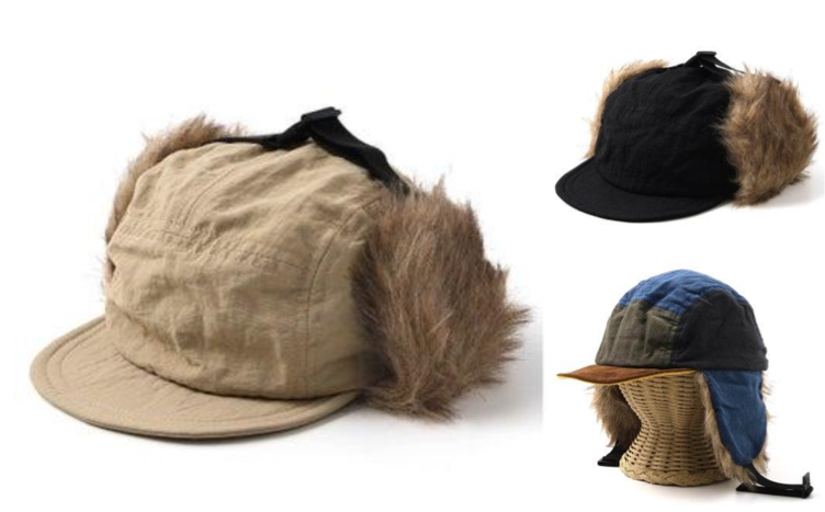 BREEZEベージュのフライトキャップ