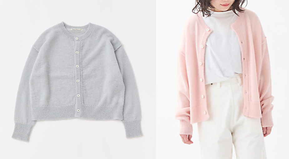 GRANDMA MAMA DAUGHTERグレーのカーディガン