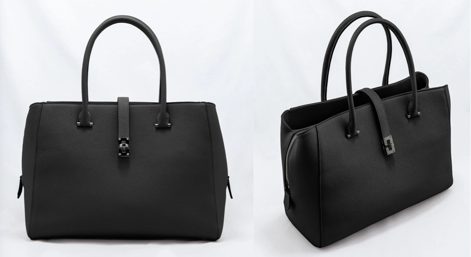 nagataniブラックのハンドバッグ