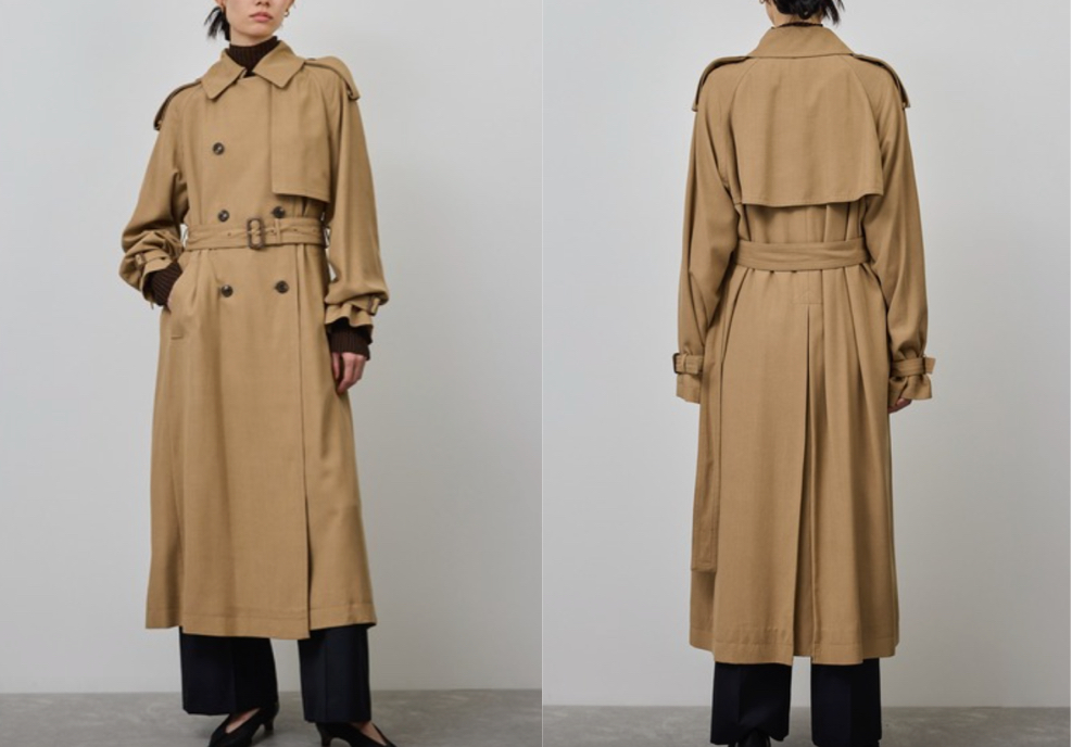 ROPE'(ロペ)ベージュのトレンチコート
