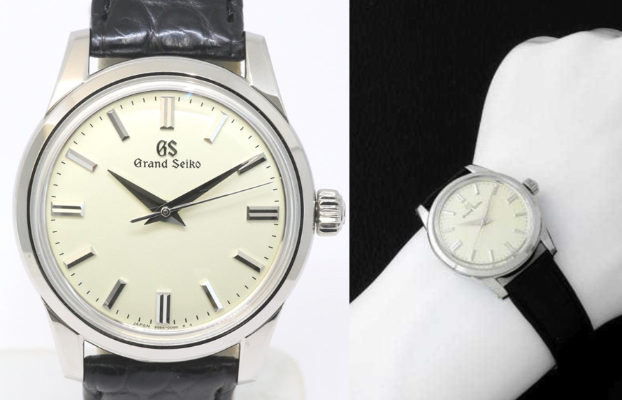 Grand Seiko(グランドセイコー)ブラックベルトの腕時計