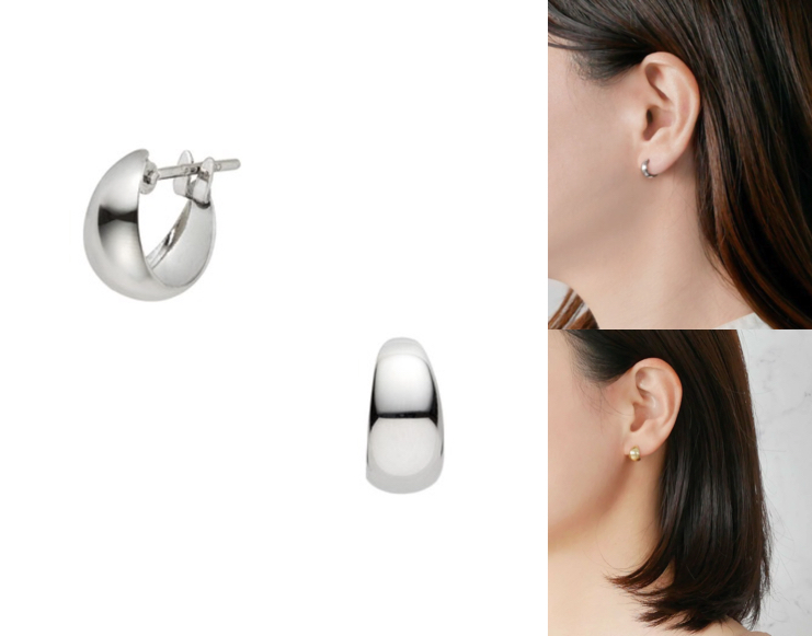 VENDOME AOYAMA
シルバーのフープピアス