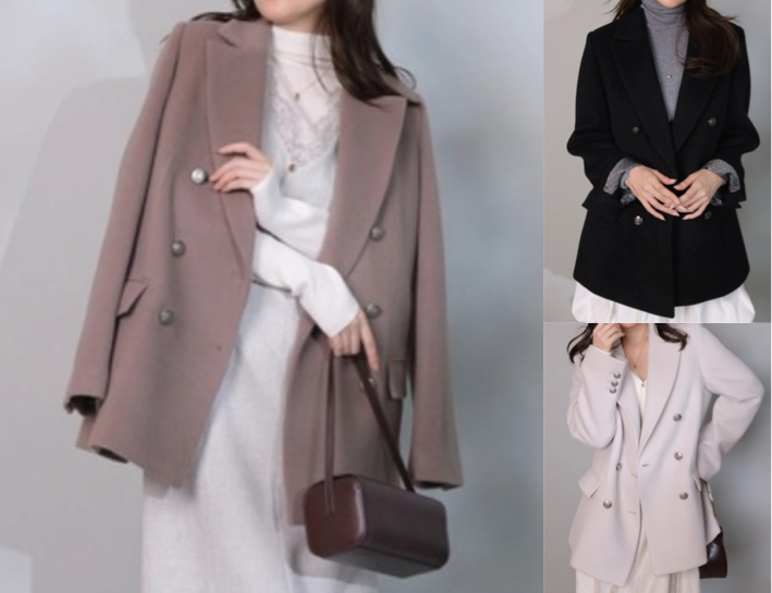 Apuweiser-riche（アプワイザー・リッシェ）ピンクベージュのジャケット