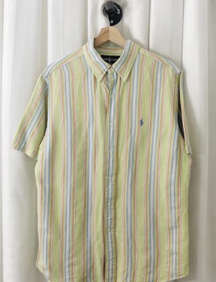 Polo Ralph Lauren（ポロラルフローレン）ライトグリーンのストライプシャツ