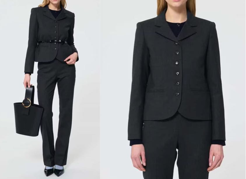 TARA JARMON（タラ ジャーモン）ブラックのジャケット