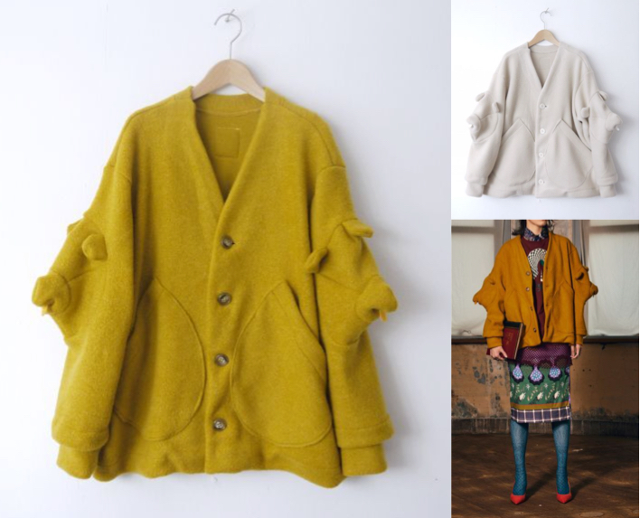 RBTXCO（アールビーティー）マスタードカラーのカーディガン