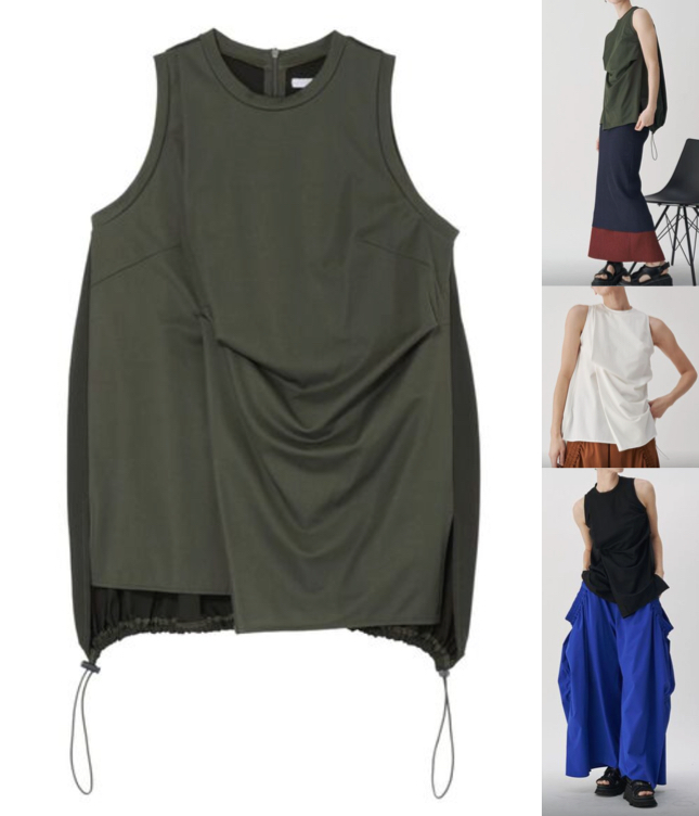 UN3D.（アンスリード）カーキのベスト