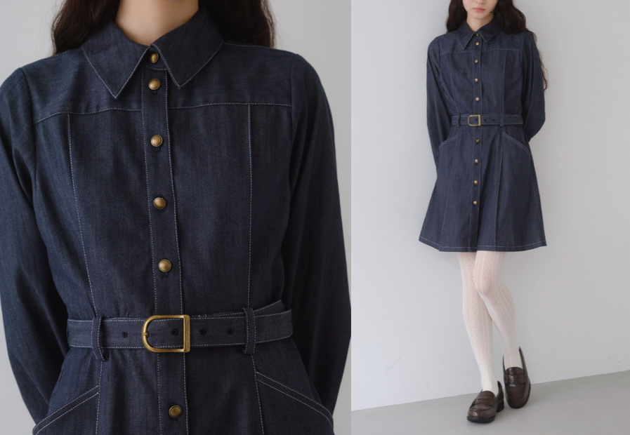 f o u f o u（フーフー）のマール
デニムワンピース