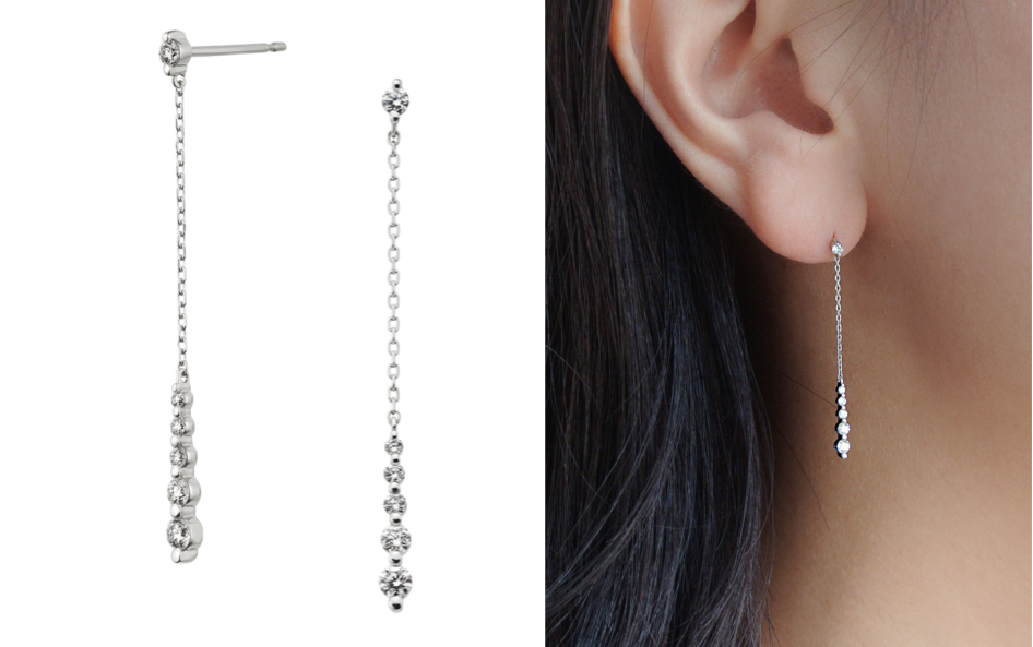 Vendome Aoyama（ヴァンドーム青山）
シルバーxダイヤのピアス