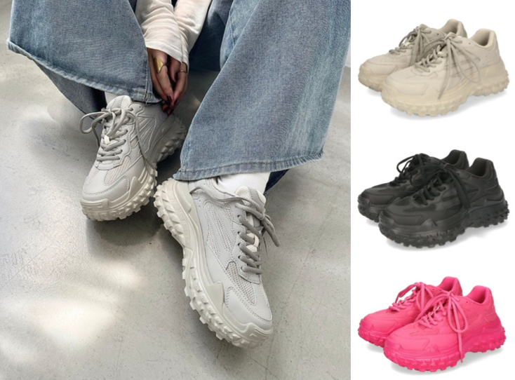 ORiental TRaffic（オリエンタルトラフィック）ホワイトのボリュームスニーカー