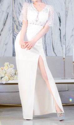 DAZZY(デイジー)オフホワイトのドレス