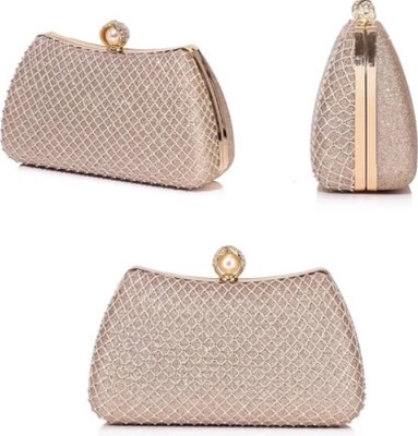 SHIMMER（シマー）シャンパンゴールドのバッグ