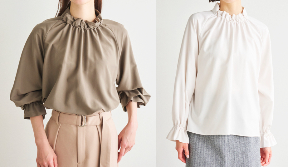 LOUNIE（ルーニィ）モカブラウンのブラウス