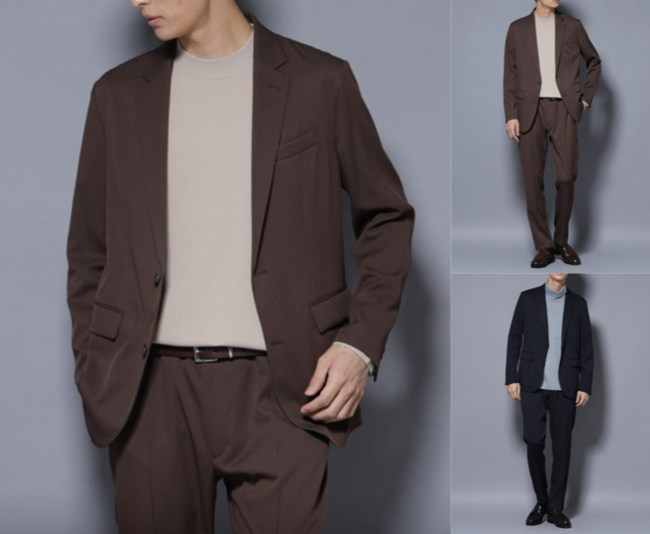 nanouniverseブラウンのジャケット