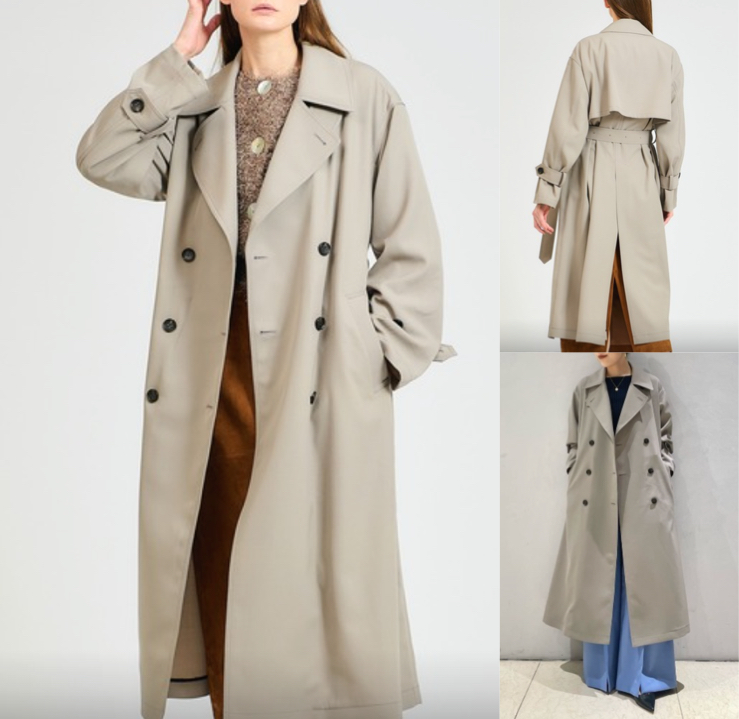 ESTNATIONベージュのコート