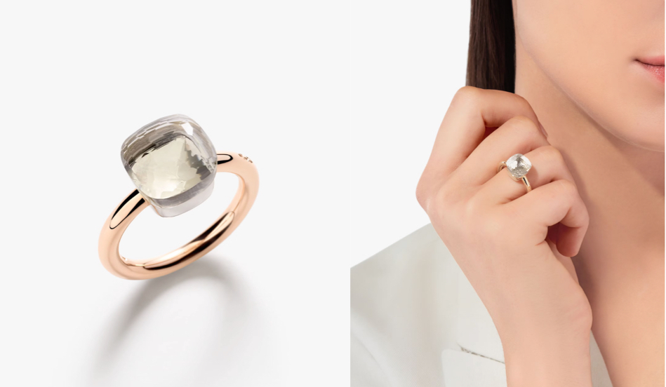 POMELLATO（ポメラート）ダイヤxストーンのリング