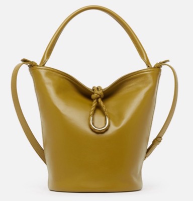 ボッテガヴェネタカーキのショルダーバッグ