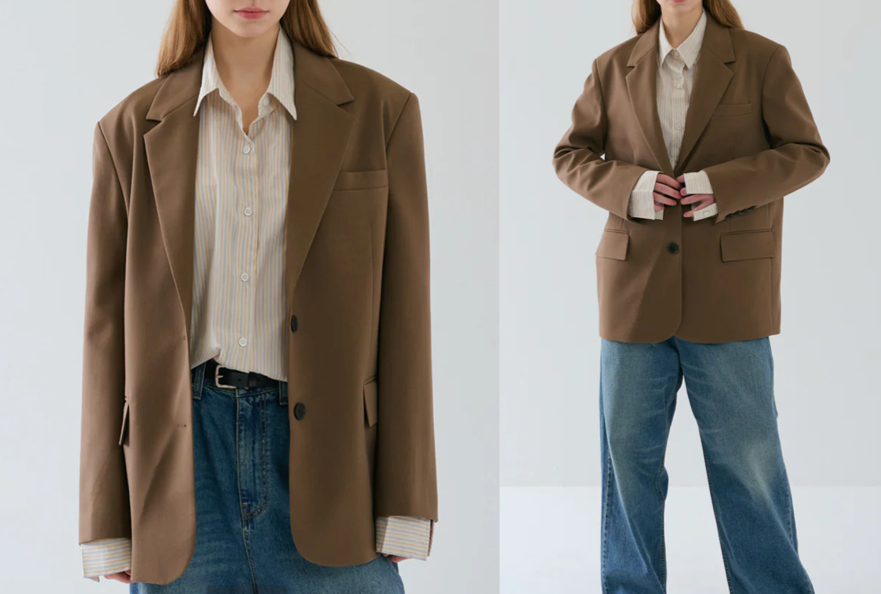 RAVEROUSブラウンのジャケット