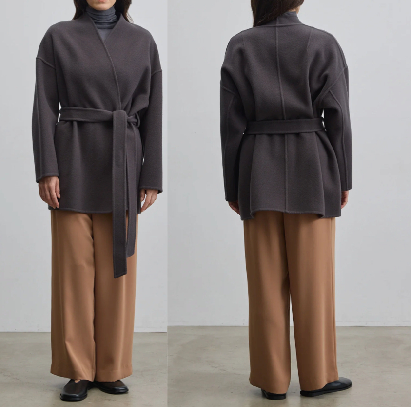 soeju(ソージュ)チャコールグレーのコート