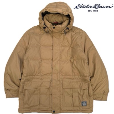 Eddie Bauer（エディーバウアー）ベージュのダウンジャケット
