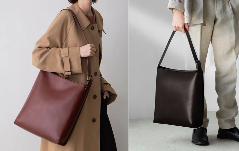 motherhouseボルドーブラウンのトートバッグ