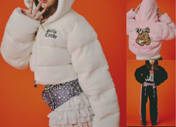 CANDY GALFYホワイトのダウンジャケット