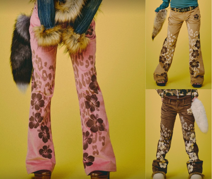 GALFYピンクのパンツ