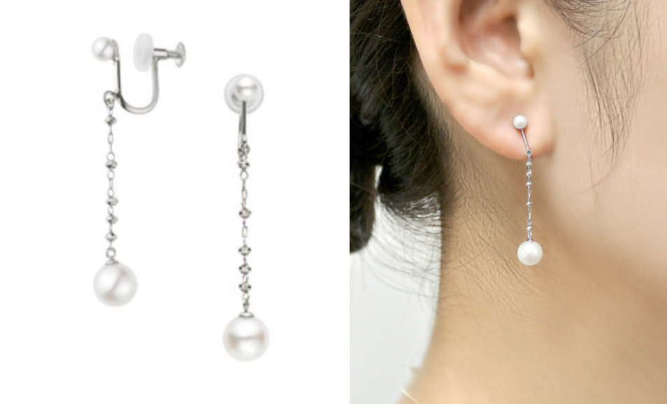 VENDOME AOYAMA（ヴァンドーム青山）パールイヤリング