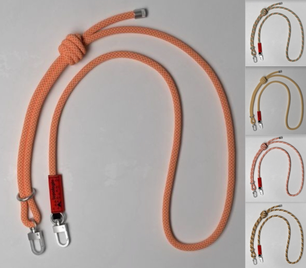 Topologie(トポロジー)オレンジのストラップ