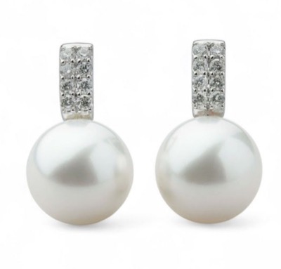 WSP(ダブルエスピー)シルバーxパールのピアス