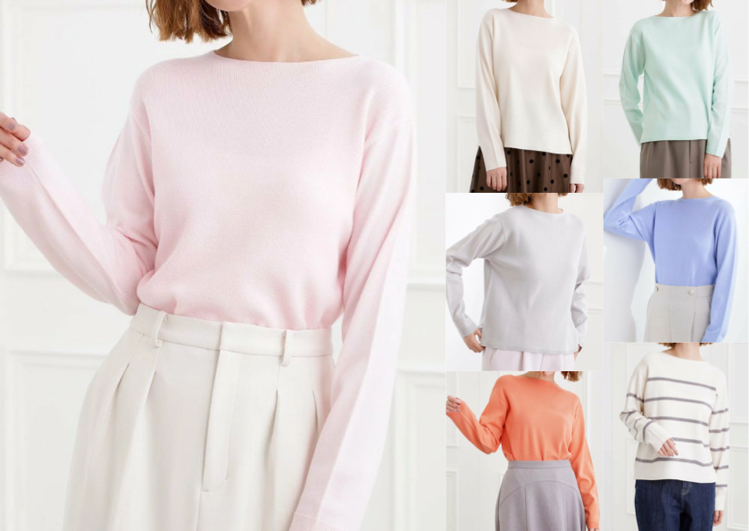 grove（グローブ）ライトピンクのニット