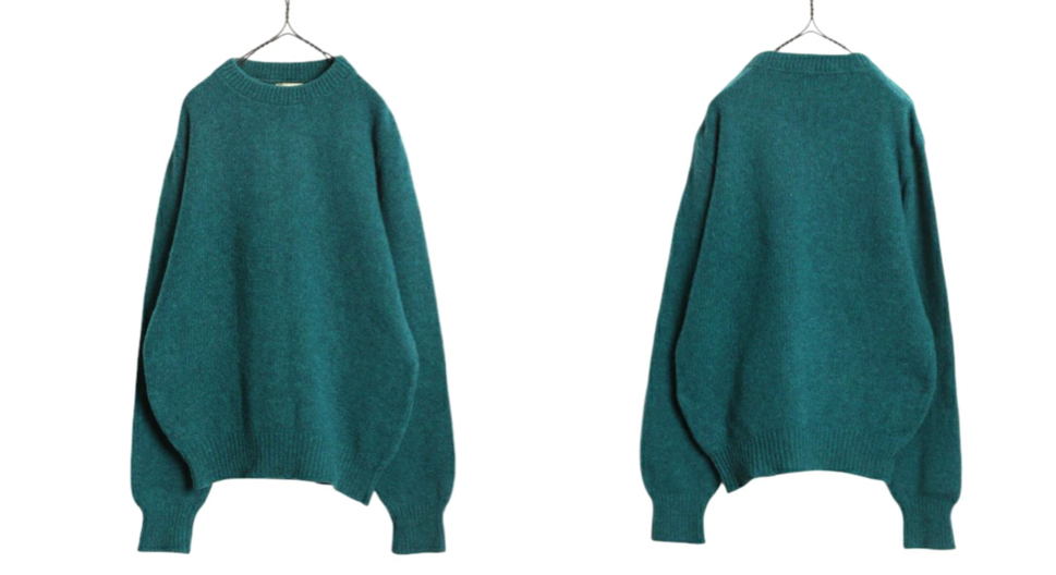 L.L.Beanブルーグリーンのニット