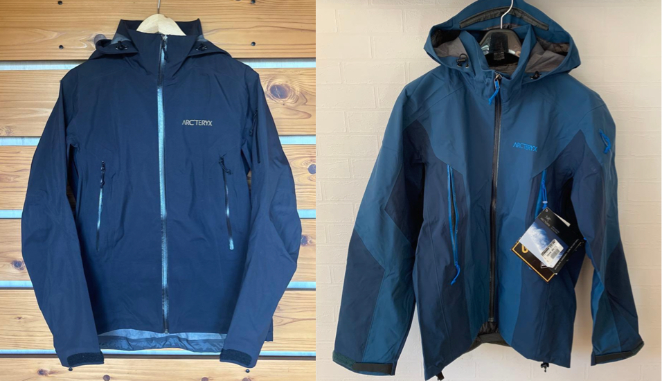 ARC'TERYX (アークテリクス) ブルーグリーンのフーディナイロンジャケット