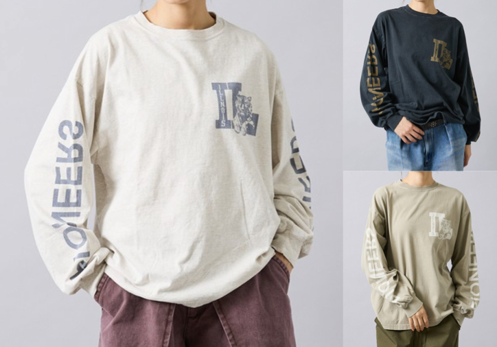 REMI RELIEF（レミレリーフ）ホワイトのロゴロンT