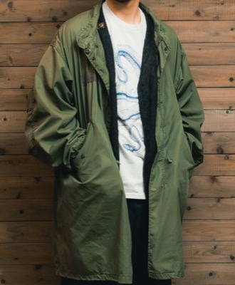 SLOW&STEADY（スロウアンドステディ）カーキのモッズコート