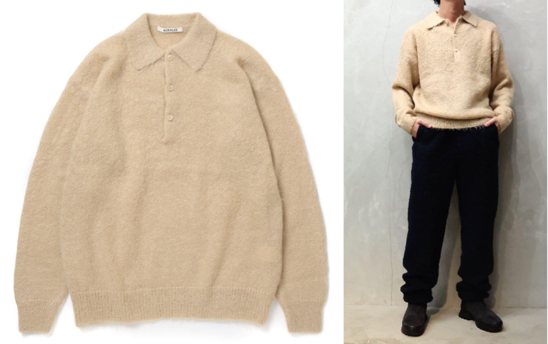 AURALEE（オーラリー）ベージュののニット