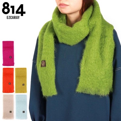 MANTAS EZCARAY（マンタスエスカライ）グリーンのマフラー