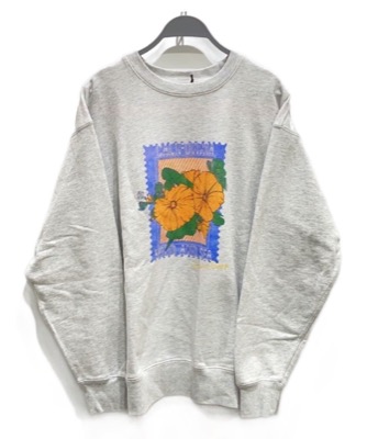 WIND AND SEA（ウィンダンシー）グレーのプリントスウェット