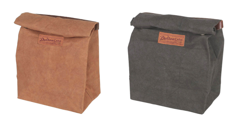 DULTON（ダルトン）ブラウンのキャンパスランチバッグ