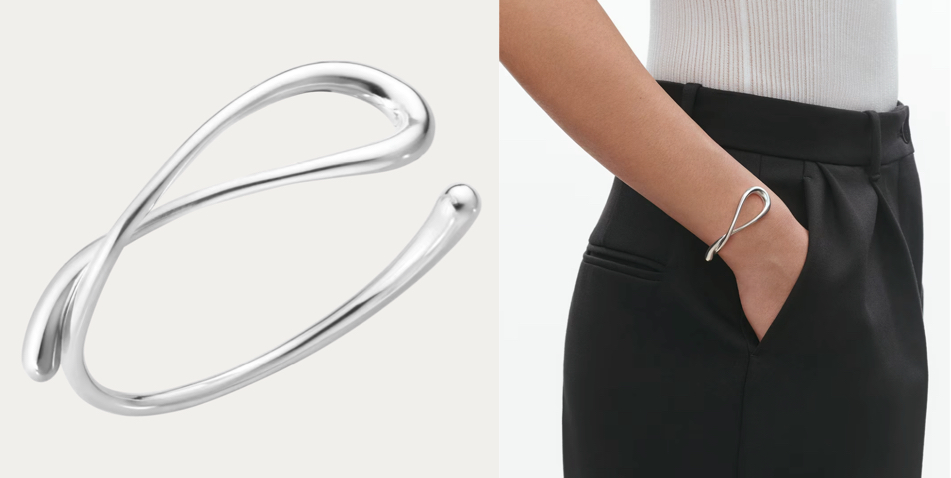 Georg Jensen（ジョージ ジェンセン）シルバーのバングル