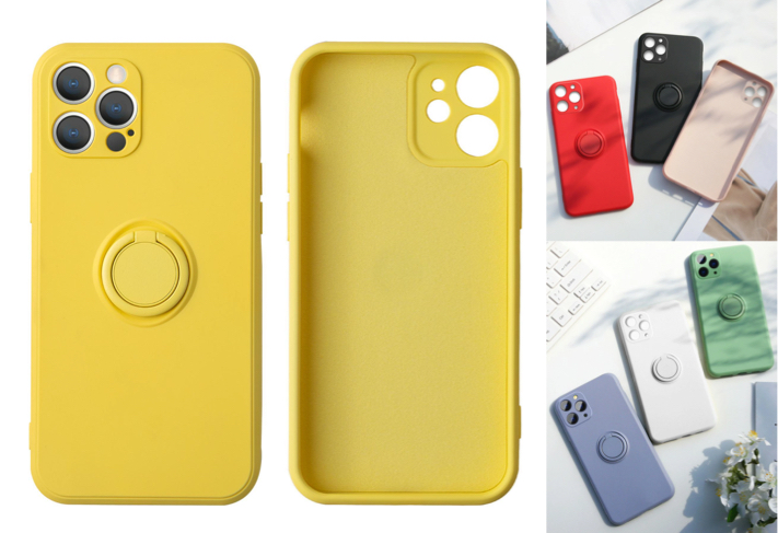 イエローのスマホケース