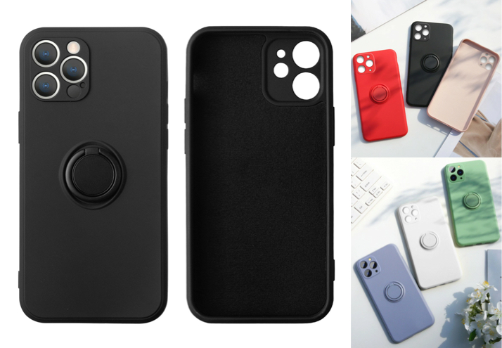 ブラックのスマホケース