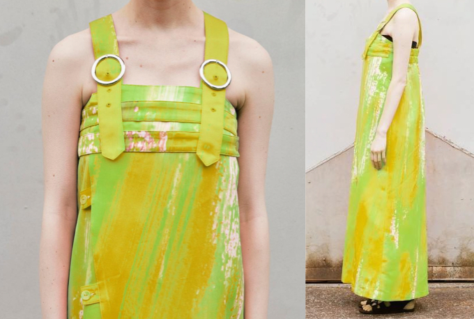 瞬殺の国のワンピース
イエローグリーン系のワンピース