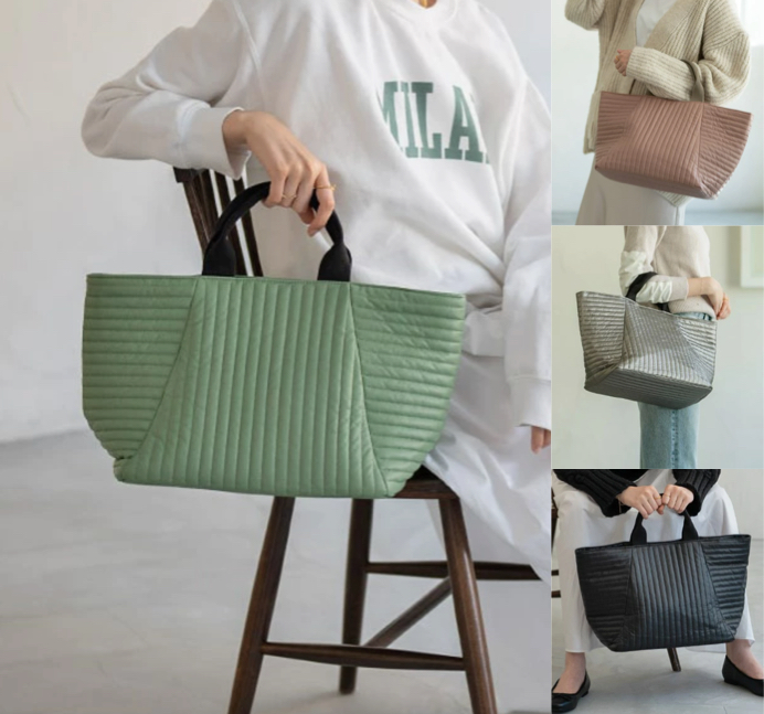 HAYNI(ヘイニ)グリーンのトートバッグ