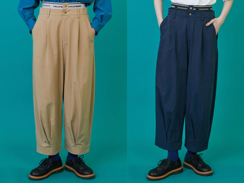 FRAPBOIS（フラボア）ベージュのチノパンツ