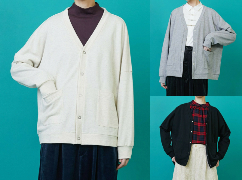 FRAPBOIS（フラボア）ホワイトのカーディガン