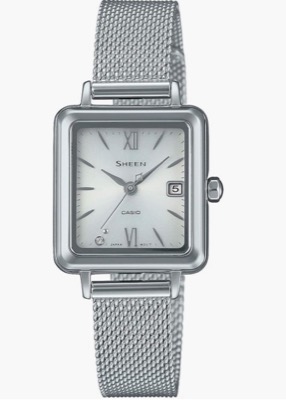 CASIO(カシオ)シルバーの腕時計